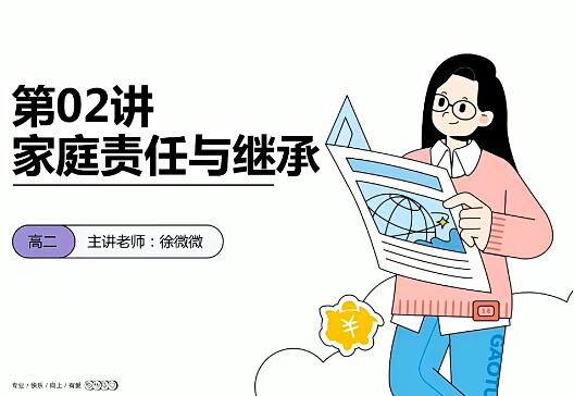 徐薇薇2024高三政治春季班网课