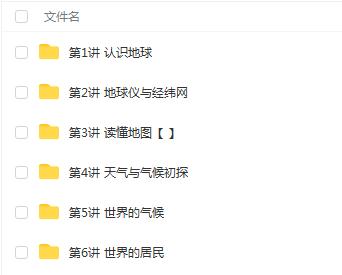 叶子老师初三中考地理2018暑期菁英班六课，备战中考地理！